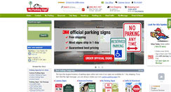 Desktop Screenshot of myparkingsign.com